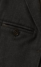 Blazer Desestruturado na cor chumbo, detalhe do bolso