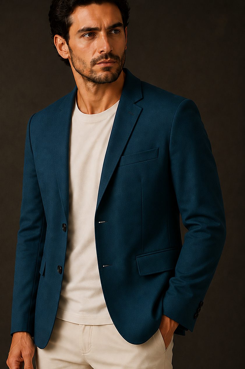 Blazer Signature na cor azul petróleo