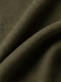 Calça Alfaiataria Signature na cor verde oliva, detalhe do tecido