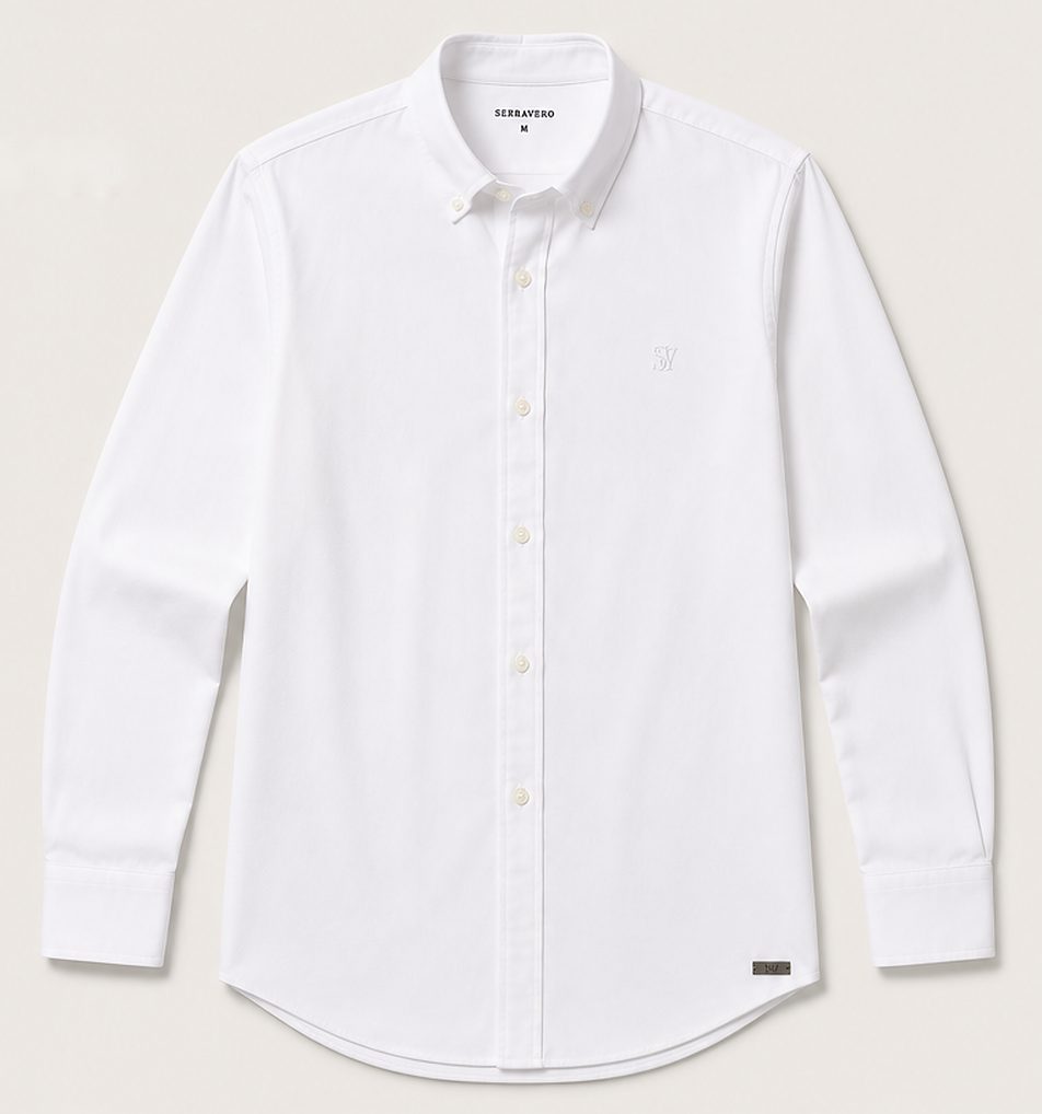 Camisa Oxford Essencial na cor branco