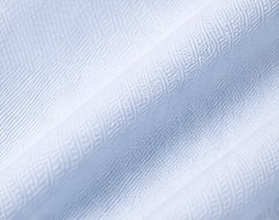 Camisa Social Easy Care na cor azul céu, detalhe do tecido