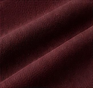Camiseta Pima Signature na cor bordô, detalhe do tecido