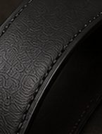 Cinto Couro Reversível na cor preto/café, detalhe: outro