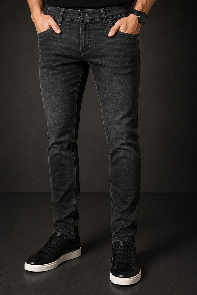 Jeans Dark Premium na cor grafite