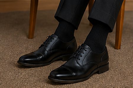 Meia Social Premium na cor preto, detalhe: outro