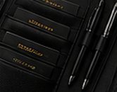 Pasta Executiva Couro na cor preto, detalhe: outro